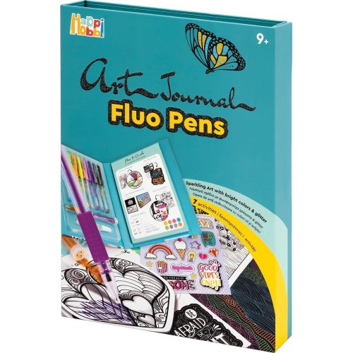 As company Happi Hobbi Happihobbi Art Journal Fluo pen for 9+ Years 1038-11040 5203068110406