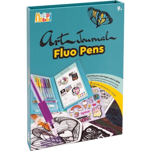 As company Happi Hobbi happihobbi art journal fluo στυλό για 9+ χρονών 1038-11040 5203068110406