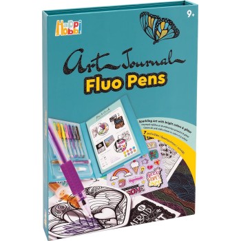 As company Happi Hobbi Happihobbi Art Journal Fluo pen for 9+ Years 1038-11040 5203068110406