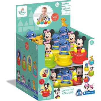 Clementoni Disney Baby Βρεφικό Παιχνίδι Περιστρεφόμενες Φιγούρες Για 12+ Μηνών 1000-17891 8005125178919