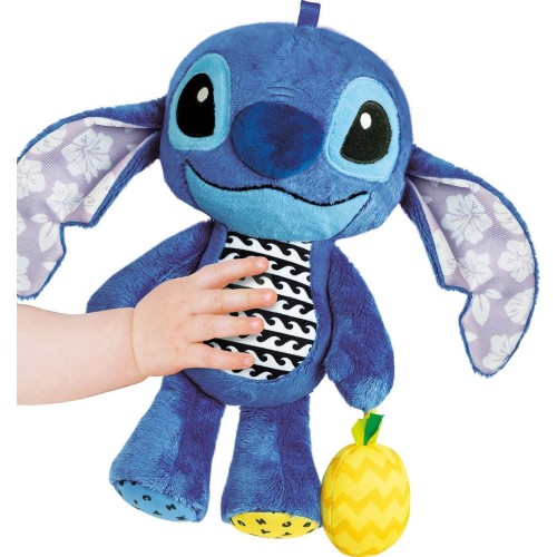 Clementoni Disney Stitch baby βρεφική χνουδωτή κουδουνίστρα stitch για 6+ μηνών 1000-17918 8005125179183