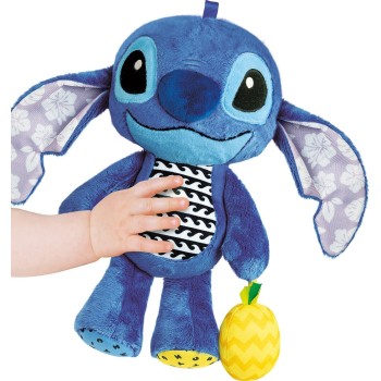 Clementoni Disney Stitch baby βρεφική χνουδωτή κουδουνίστρα stitch για 6+ μηνών 1000-17918 8005125179183
