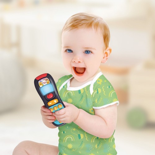 Baby Clementoni Βρεφικό Εκπαιδευτικό Παιχνίδι Τηλεκοντρόλ - Μιλάει Ελληνικά - Για 10-36 Μηνών 1000-63425 8005125634255