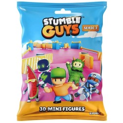 Just toys Stumble Guys Series 3 | Stumble Guys Series 3 3D Mini Figures Foil bag Asst. 0480 9772532611337