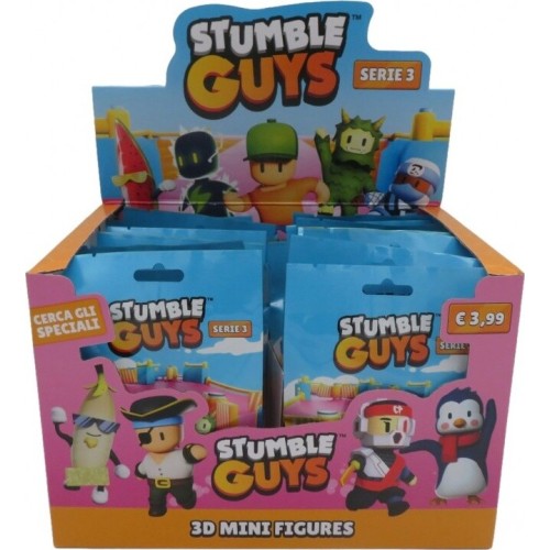 Just toys Stumble Guys Series 3 | Stumble Guys Series 3 3D Mini Figures Foil bag Asst. 0480 9772532611337