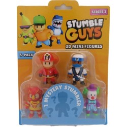 Just toys Stumble Guys Series 3 | Stumble Guys Series 3 3D Mini Figures 5 Pack Asst. 0482 9772532611344