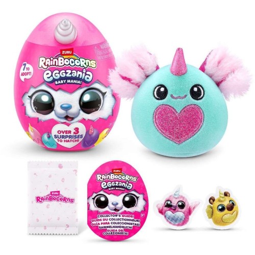 ZURU Rainbocorns Eggzania Baby Mania Plush In Surprise Egg 12Cm. - 7 Drawings 11892112 4894680036574