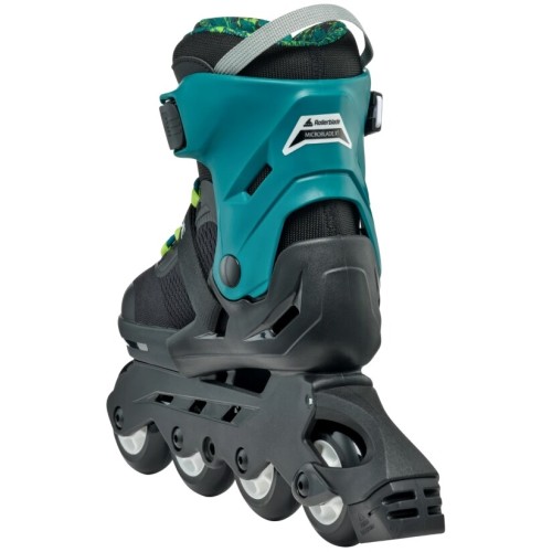 ROLLERBLADE Microblade XT Skates-black/petrole Green Color Black-stone, Size 36.5-40.5 43.075152/BL/PGR/36. 8059791073184