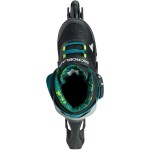 ROLLERBLADE microblade xt πατίνια - μαύρο/πετρόλ πράσινο χρώμα μαύρο-πετρόλ, μέγεθος 36.5-40.5 43.075152/BL/PGR/36. 805979107318