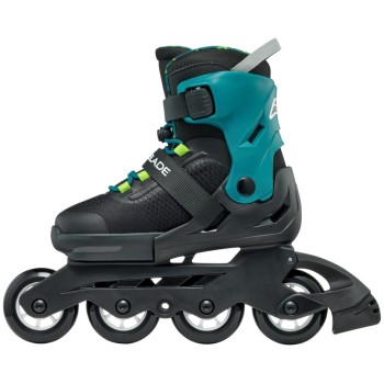 ROLLERBLADE Microblade XT Skates-black/petrolege Green Color Black-stone, Size 28-32 43.075152/BL/PGR/28 8059791073177