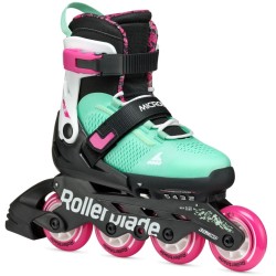 ROLLERBLADE Microblade XT Skates-black/green Black-green, Size 33-36.5 43.075152/BL/SGRN/33 8059791068425
