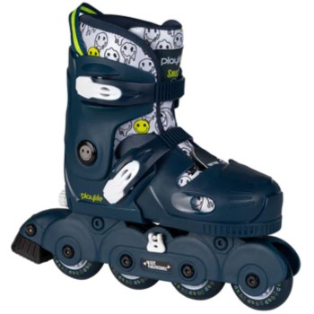 POWERSLIDE Smile Boys Adj. Roller Skates - Blue Color Blue, Size 34-37 19.880352/34 4040333587515