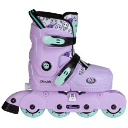 POWERSLIDE Smile Girls Adj. Warning Skates - Lilac Lilac Color, Size 30-33 19.880353/30 4040333587539