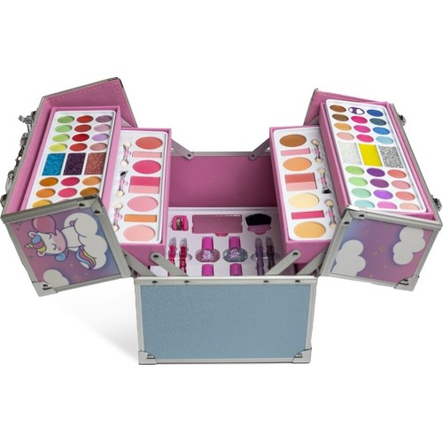 martinelia Unicorn Fabulous Colours Μεγάλη Παιδική Βαλίτσα Μακιγιάζ Τριών Επιπέδων LM-12030 8436609398446