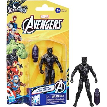 Hasbro Marvel Avengers Epic Hero Series Action Figures Venomversus Epic World Of Action Anti-Venom Black Panther F9325 / G1815 5
