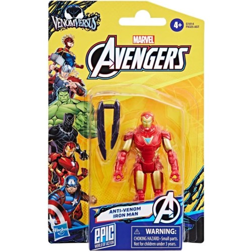 Hasbro Marvel Avengers Epic Hero Series Action Figures Venomversus Epic World Of Action Anti-Venom Iron Man F9325 / G1814 501099