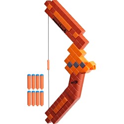 Hasbro Nerf Minecraft Bow Dart Blaster, 8 Nerf N1 Darts G1120 5010996303172