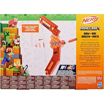 Hasbro Nerf Minecraft Bow Dart Blaster, 8 NERF N1 Βελάκια G1120 5010996303172