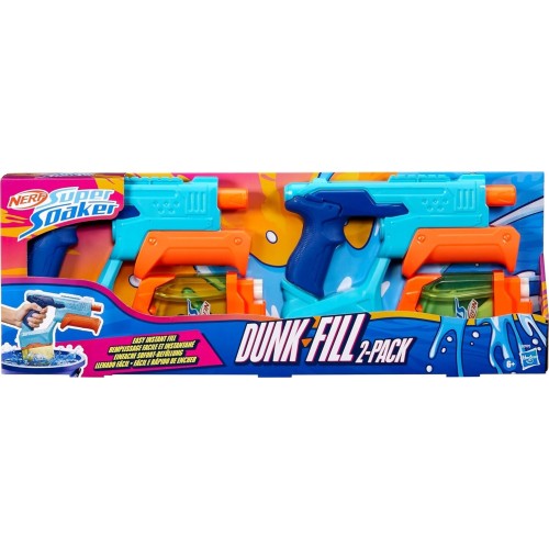 Hasbro Nerf Super Soaker Dunk-Fill Water Blaster 2-Pack G0995 5010996281074