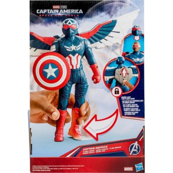 Hasbro Marvel Avengers Captain America: Brave New World Captain America Flight Mode F9298 5010996204936