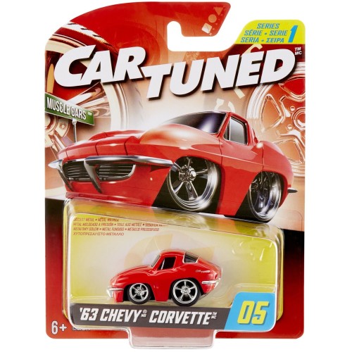 MGA Entertainment CarTuned™ Series 1 - 1963 Chevy Corvette (Muscle) 594031-EUCALT 035051594031