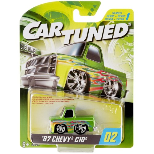 MGA Entertainment CarTuned™ Series 1 - 1987 Chevy C10 (Custom - Green) 592501-EUCALT 035051592501
