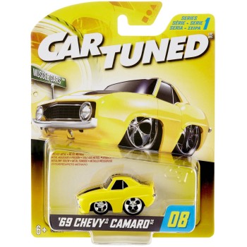MGA Entertainment CarTuned™ Series 1 - 1969 Chevy Camaro Yellow (Muscle) 593942-EUCALT 035051593942
