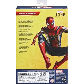 Hasbro Spiderman Marvel Avengers: Endgame Legends Series Iron Spider, Avengers: Endgame Collectible 6 Inch Spider-Man Action Fig