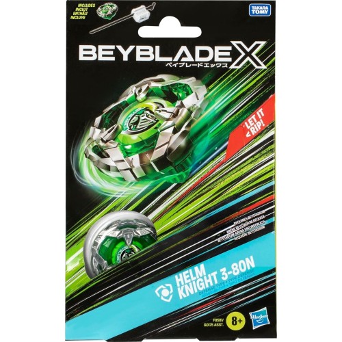 Hasbro Beyblade X Helm Knight 3-80N Starter Top And Launcher G0175 / F9581 5010996257086