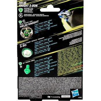 Hasbro Beyblade X Helm Knight 3-80N Starter Top And Launcher G0175 / F9581 5010996257086