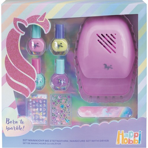 As company Happi Hobbi Happihobbi Manicure set With Dryer for 6+ Years 1081-60007 5203068600075