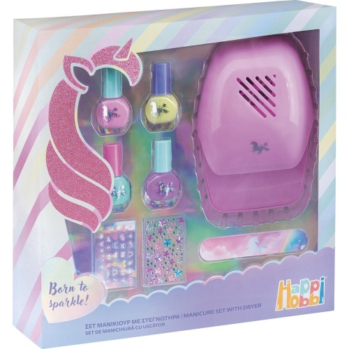 As company Happi Hobbi Happihobbi Manicure set With Dryer for 6+ Years 1081-60007 5203068600075