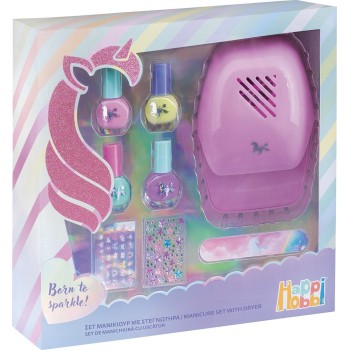 As company Happi Hobbi Happihobbi Manicure set With Dryer for 6+ Years 1081-60007 5203068600075