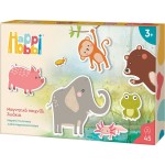 As company Happi Hobbi happihobbi ζωάκια 45 εκπαιδευτικοί χάρτινοι μαγνήτες για 3+ χρονών 1029-64076 5203068640767
