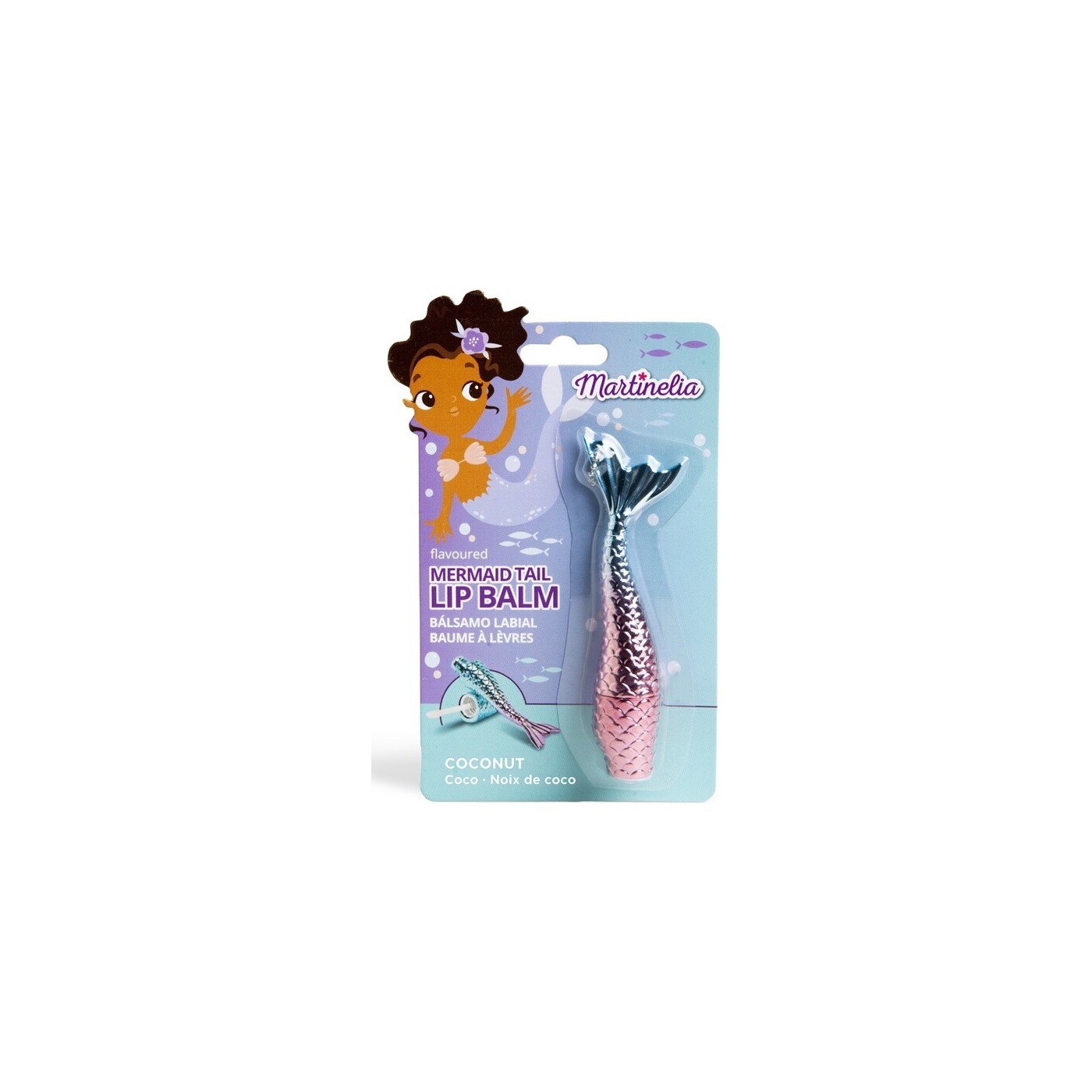 Martinelia Mermaid Tail Blister Lip Gloss Με Πινελάκι - 1