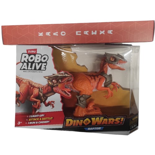ZURU Λαμπάδα Robo Alive Dino Wars S1 Ράπτορας 1863-27133 