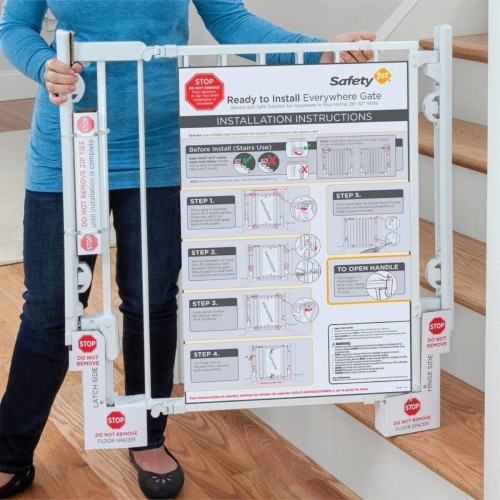 SAFETY 1st 1st πόρτα ασφαλείας ready to install λευκή 73,7 x 106,6 cm U01-GA110-00 884392611613
