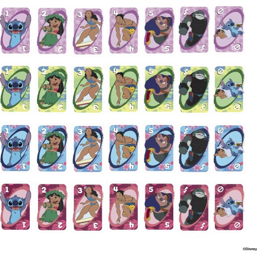 Mattel Disney Stitch Games Επιτραπέζιο Παιχνίδι Παιχνίδι Καρτών Απόρριψη JCC10 194735267859