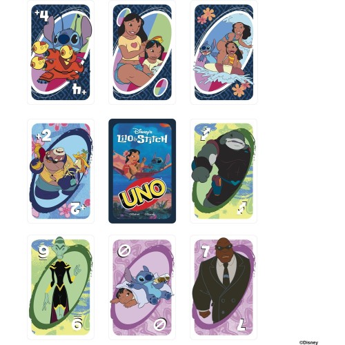 Mattel Disney Stitch Games Επιτραπέζιο Παιχνίδι Παιχνίδι Καρτών Απόρριψη JCC10 194735267859