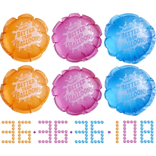 Hasbro Nerf Super Soaker Better Than Balloons Core Νερόμπομπες F8742 5010996208934