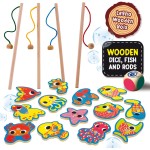 Lisciani Montessori Wood Magnetic Fish fun 08.98354 8008324098354