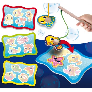 Lisciani Montessori Wood Magnetic Fish fun 08.98354 8008324098354