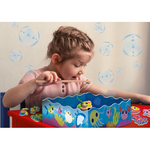 Lisciani Montessori Wood Magnetic Fish fun 08.98354 8008324098354