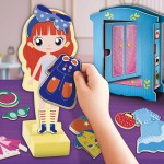 Lisciani Montessori Wood Magnetic Fashion Doll 08.98361 8008324098361