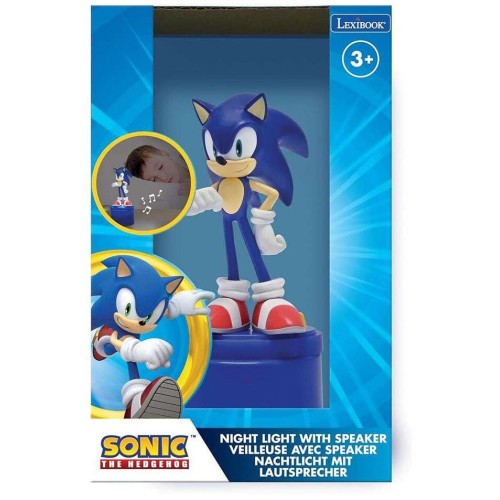 Lexibook Επιτραπέζιο Φωτάκι Νυχτός Με Ηχείο Sonic The Hedgehog 25.NS01SN 3380743106236