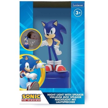 Lexibook Table Night Light With Sonic The Hedgehog Speaker 25.NS01SN 3380743106236