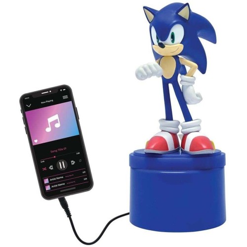 Lexibook Table Night Light With Sonic The Hedgehog Speaker 25.NS01SN 3380743106236