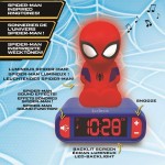 Lexibook Spiderman Digital Clock With Night Light, Sound Effects And 3D Marvel Spider-Man (Rl800sp) 25.RL800SP 3380743077314