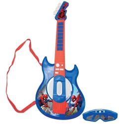 Lexibook Spiderman Electronic Guitar With Microphone And Lighting Spider-Man (25.K260sp) 25.K260SP 3380743087429