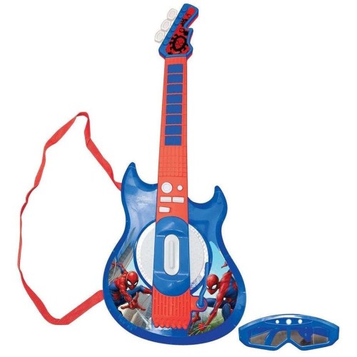Lexibook Spiderman Electronic Guitar With Microphone And Lighting Spider-Man (25.K260sp) 25.K260SP 3380743087429